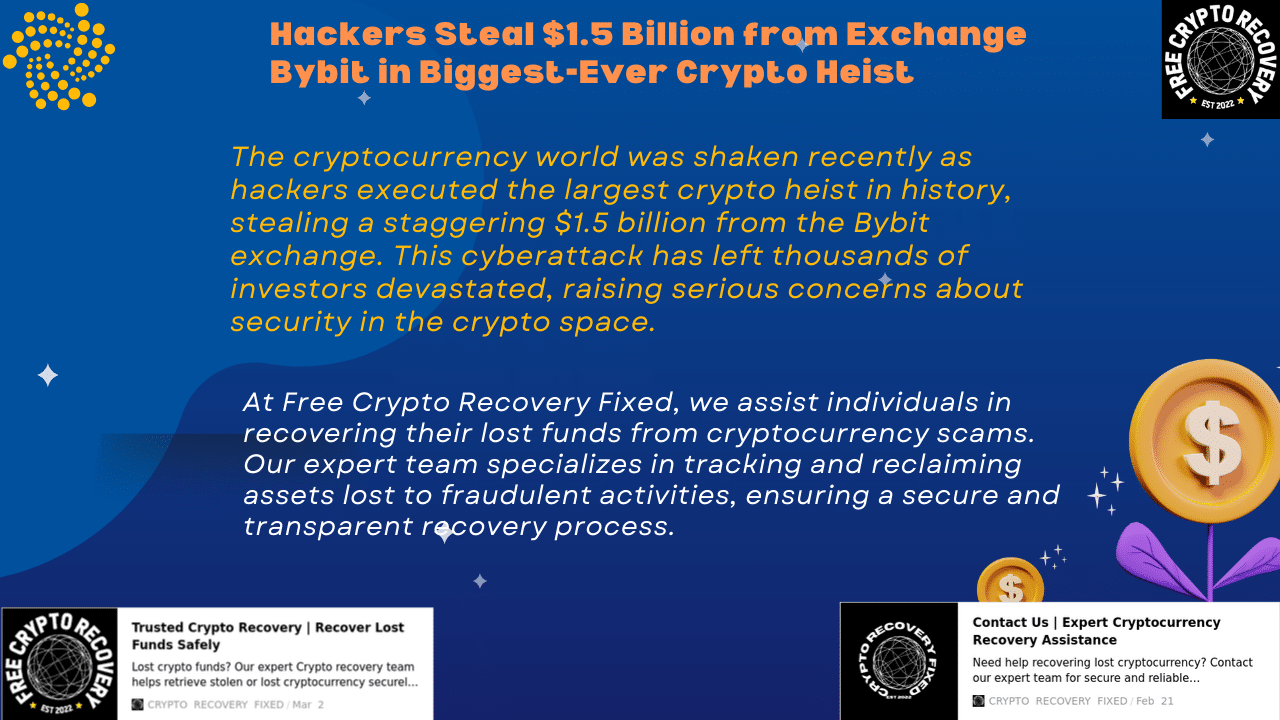 Bybit Exchange Hack $1.5B Stolen Cryptocurrency Recovery