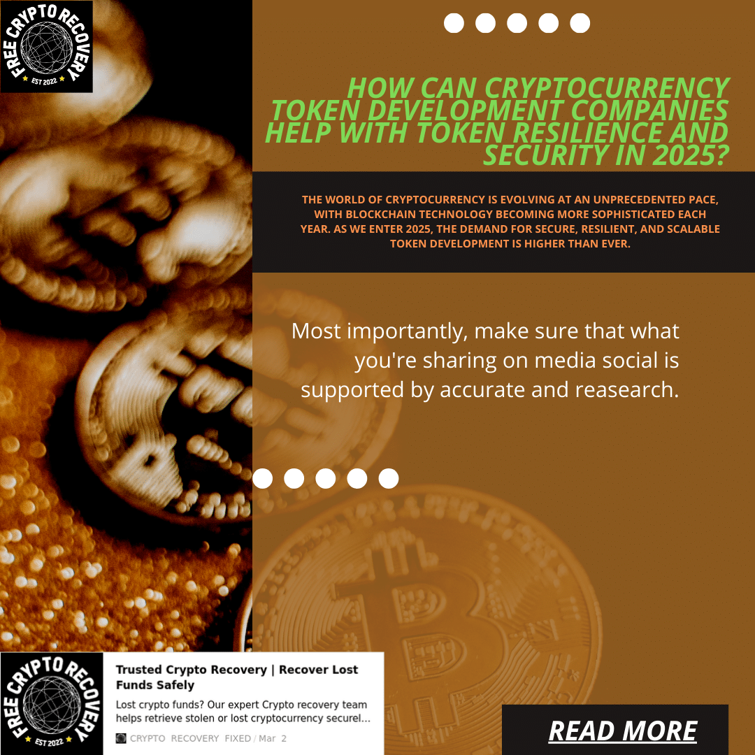 Cryptocurrency Token Development for Security and Resilience in 2025