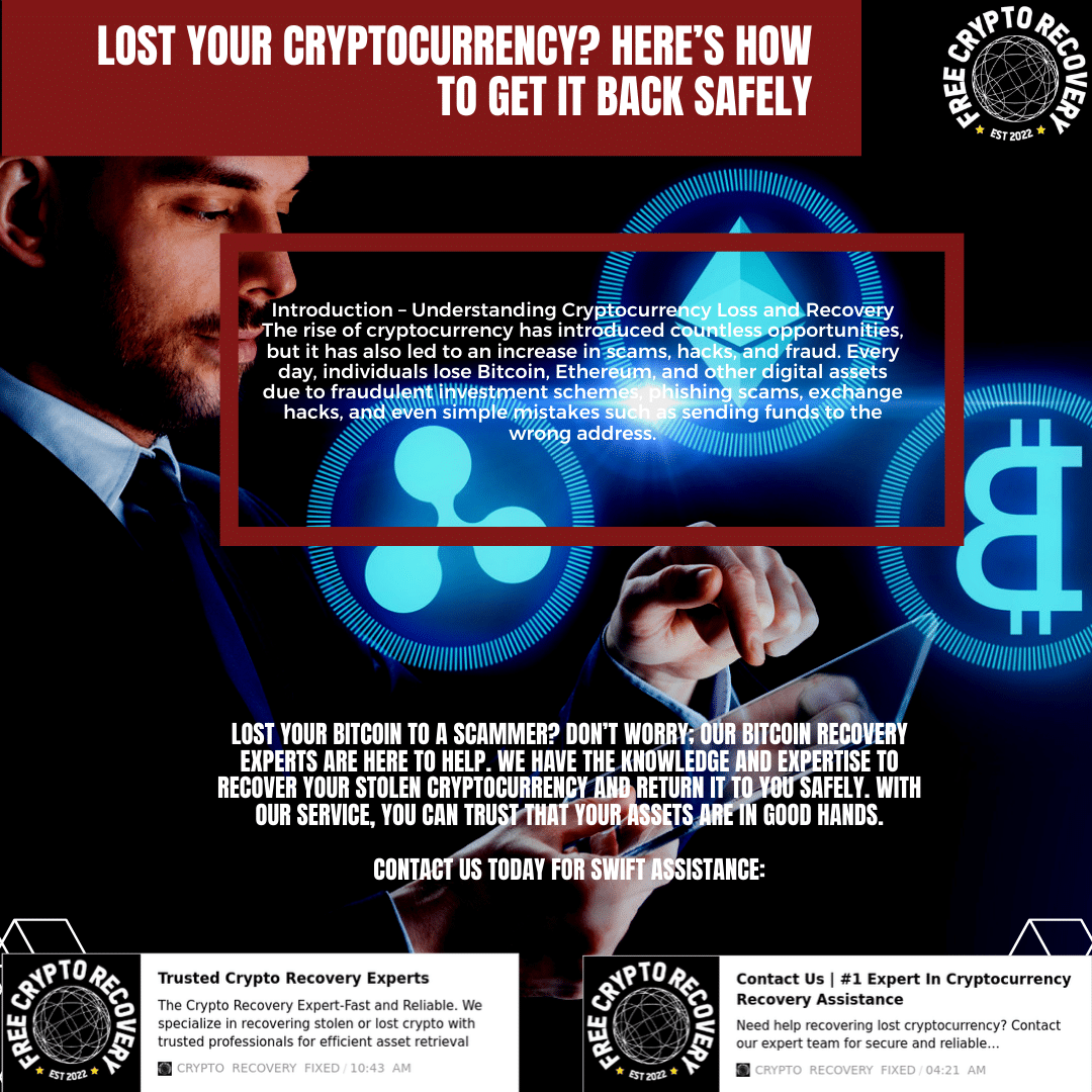 Cryptocurrency Recovery Expert Services